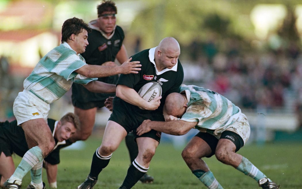 Mark 'Bull' Allen, All Blacks v Argentina, Athletic Park, Wellington