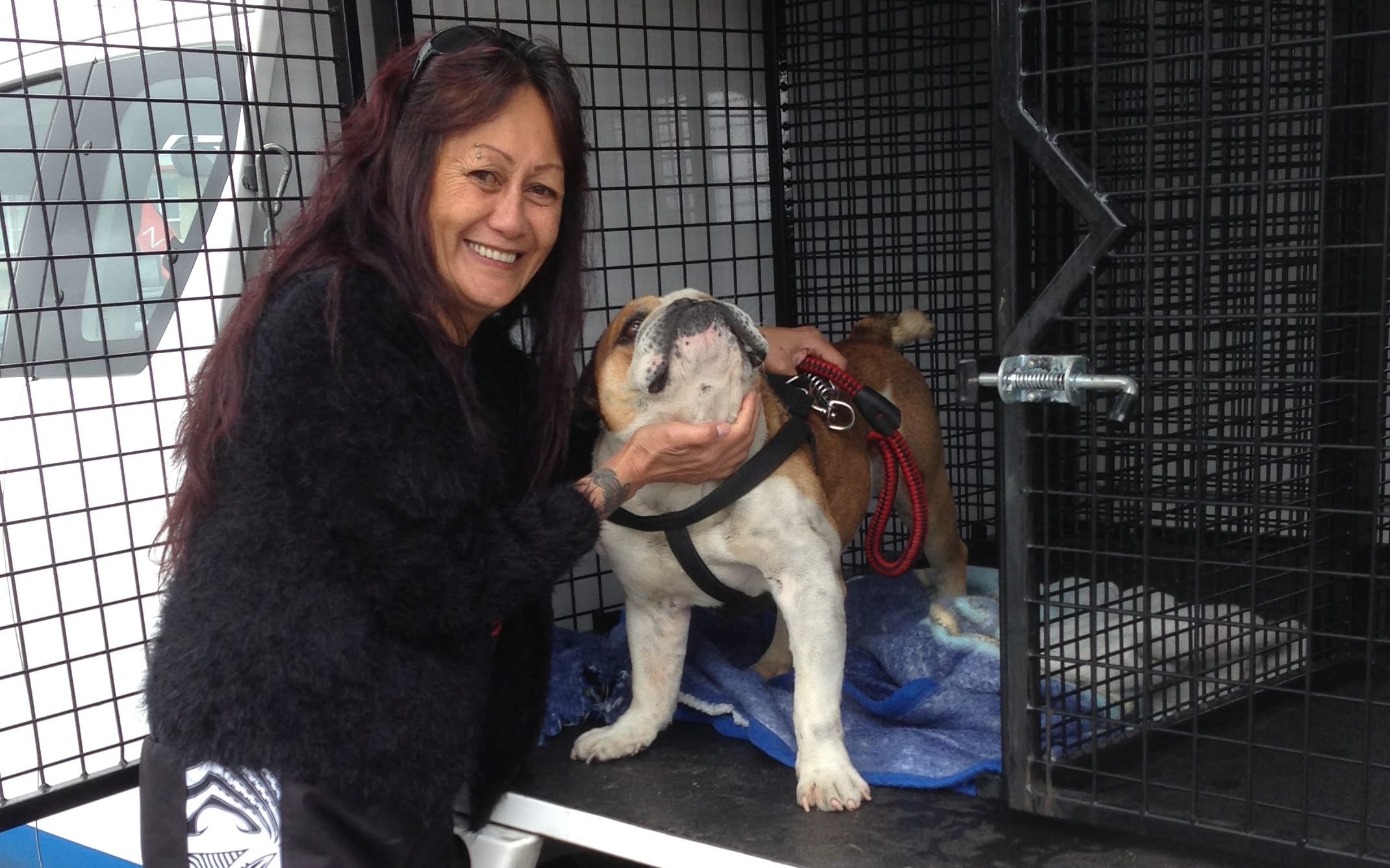 Bruizah was reunited with owner Rea Williams ten months after he went missing.