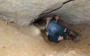 Man in 'secret' cave - Waikaretu Valley