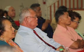 The Commissioner of Public Safety in American Samoa Le'i Sonny Thompson (c)