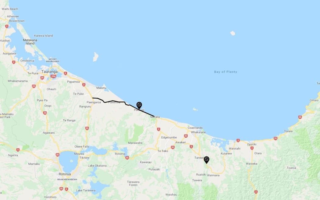 State Highway 2 has been closed by slips.