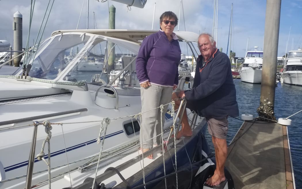 Retired Welsh doctor Chris Bates and his wife Penny want to stay in New Zealand a bit longer to remain safe from the Pacific cyclone season.