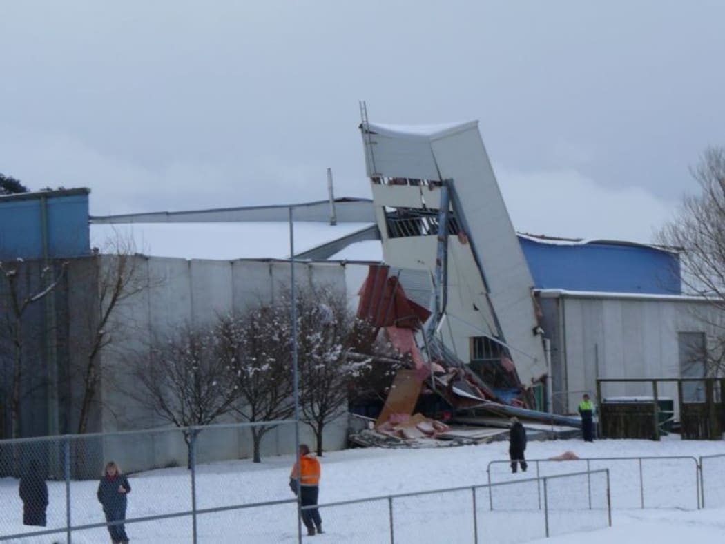 Southland stadium snow collapse.