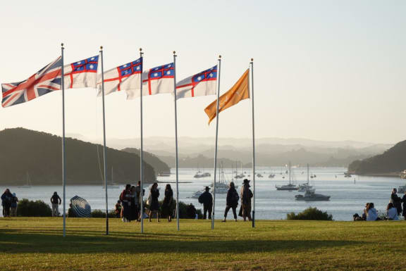 Sun rising over Treaty Grounds