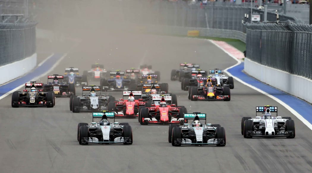 F1 start Russia 2015