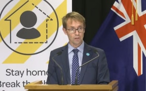 Director-General of Health Dr Ashley Bloomfield providing a Covid-19 health update.