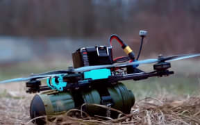 Ukraine manufacturers are producing tens of thousands of FPV drones per month. (Supplied: Defence Intelligence of Ukraine/Starlife)