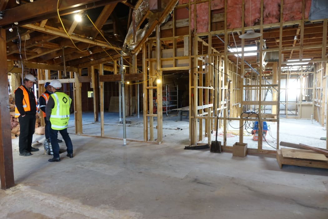 Work is underway at Southland Charity Hospital.