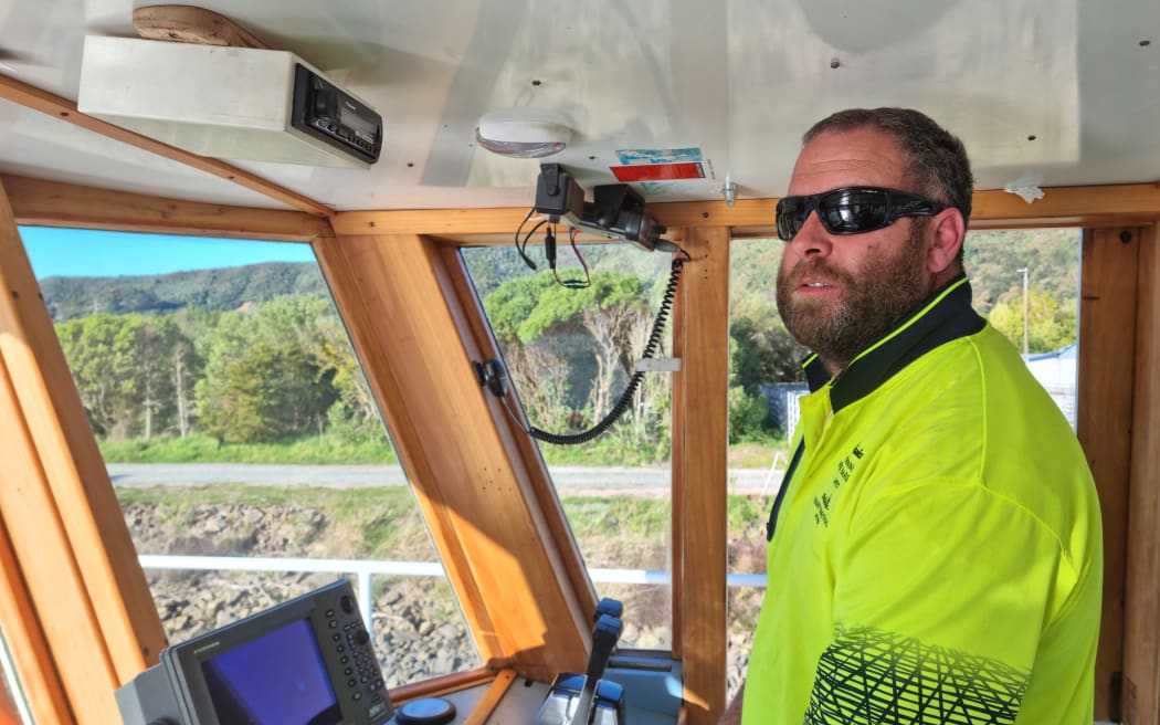 Johnson's Barge Service skipper Jared Rowe.