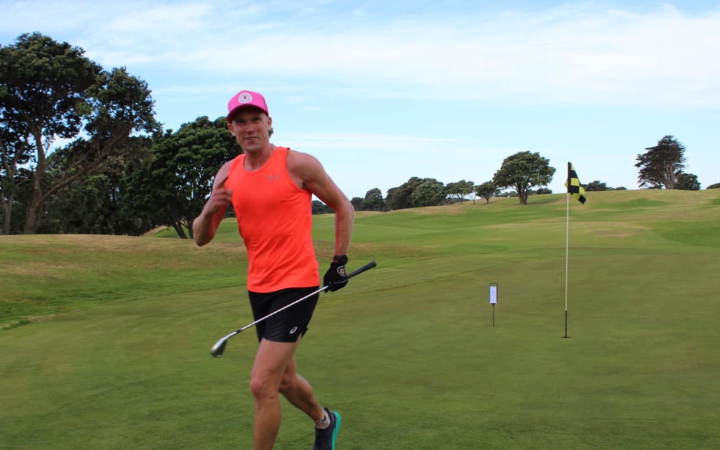 Marathon golfer Shanon Stallard of Taranaki