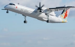 One of the Bombardier Q400s of Bill Ravel's company Islands Airline which is aiming to be in the polynesian sky by the end of 2020
