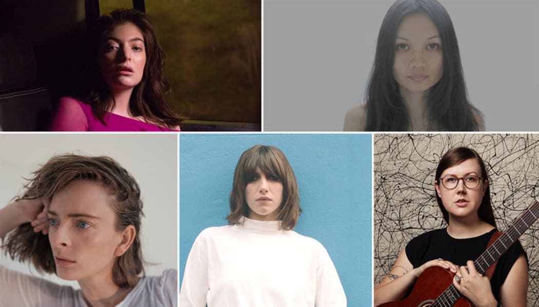 Lorde, Bic Runga, Chelsea Jade, Aldous Harding and Nadia Reid