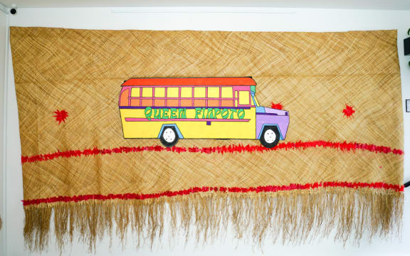 Queen Fiapoto is a Samoan women's artist collective whose name pays homage to the Queen Poto buses of Samoa