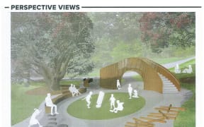 An illustration of what the playground will look like.