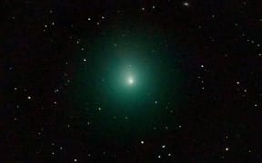 This picture taken from Paris region with a telescope on December 3, 2018 shows the 46P/Wirtanen comet as it will come closer to Earth on December 16, 2018. The comet will be closer and visible from Earth if weather allows until December 22, 2018. (Photo by Nicolas Biver / OBSERVATOIRE DE PARIS - PSL / AFP) / RESTRICTED TO EDITORIAL USE - MANDATORY CREDIT "AFP PHOTO / Nicolas Biver - LESIA / Observatoire de Pris - PSL " - NO MARKETING NO ADVERTISING CAMPAIGNS - DISTRIBUTED AS A SERVICE TO CLIENTS