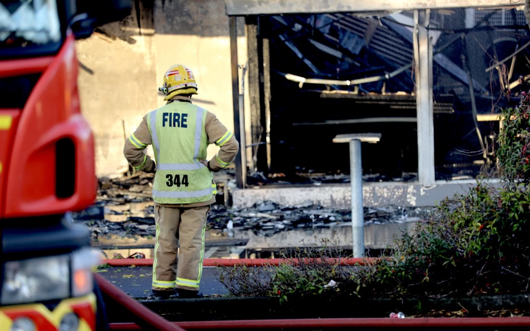 Fire at McDonalds Pakuranga