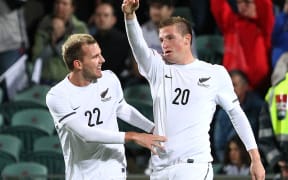 Chris Wood (right) and Jeremey Brockie