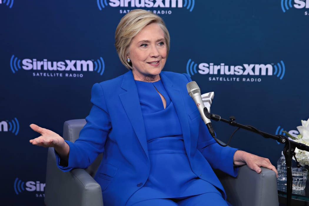 Hillary Clinton at a SiriusXM event in New York City 25 September 2017.