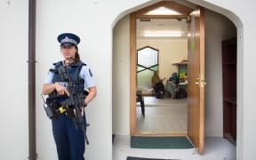 Police protection at Al-Noor mosque continued for several months after the March attacks.