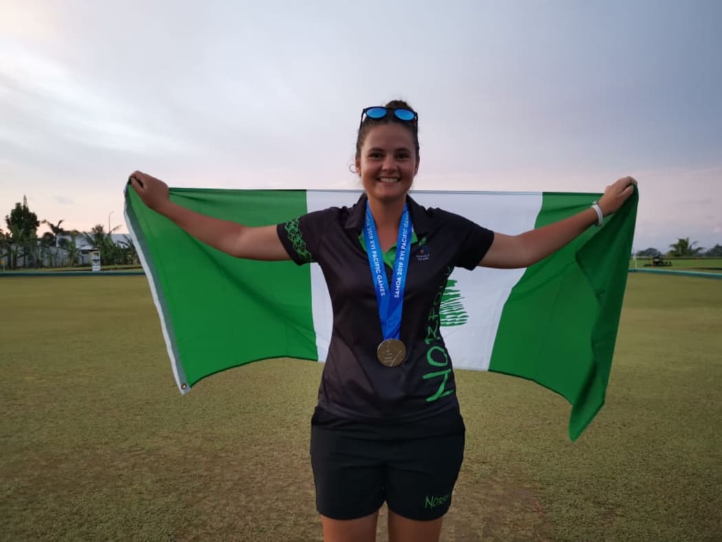 Shae Wilson also won a silver medal in the women's singles event.