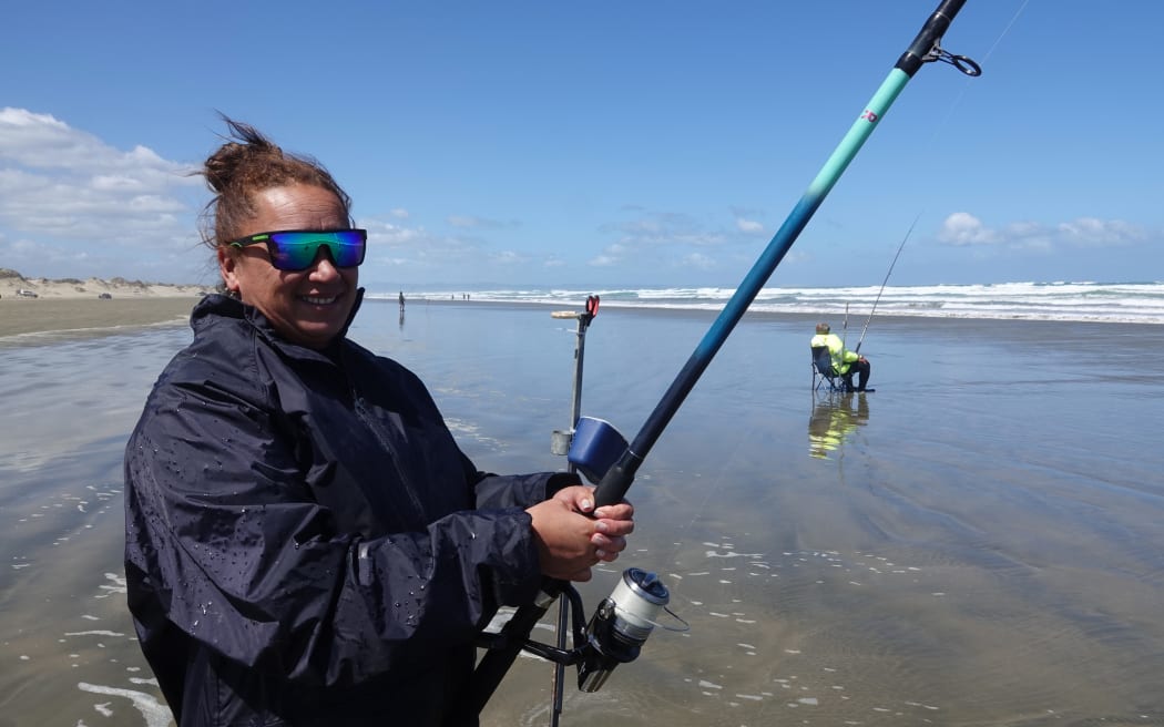 Rickii-Lee Parekura, of Te Kaha, in the eastern Bay of Plenty, drove nine hours to compete in the Snapper Bonanza.