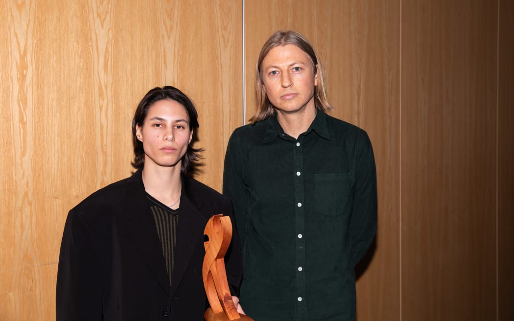 Alexandra Corbett and Tom Healy won Best Engineer at the Aotearoa Music Awards on 30 May, 2024.