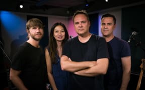 Kiwi band Stellar have reunited. They play live in the RNZ Auckland studios for NZ Live. 08 March 2019.