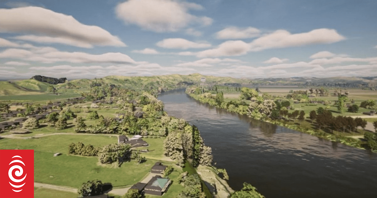 Watch: Wairoa residents get first glimpse of planned flood spillway