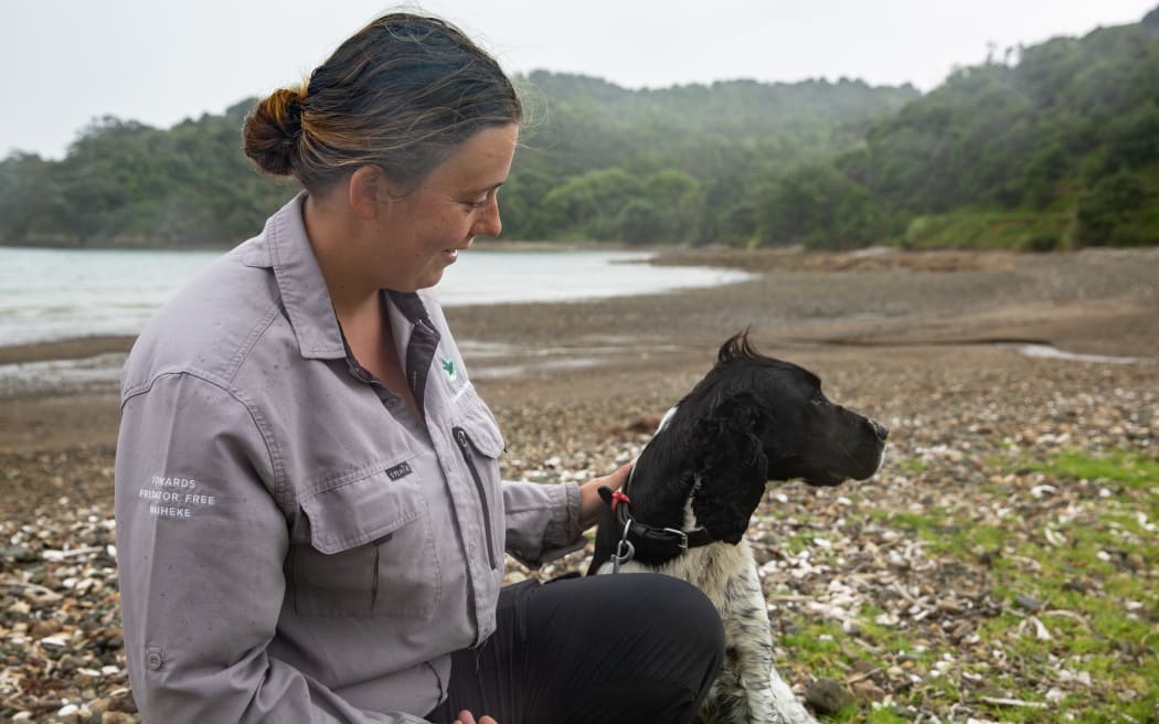 Tilde Sorensen and her dog Parker