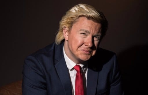 Trump impersonator Wellington comedian Alexander Sparrow