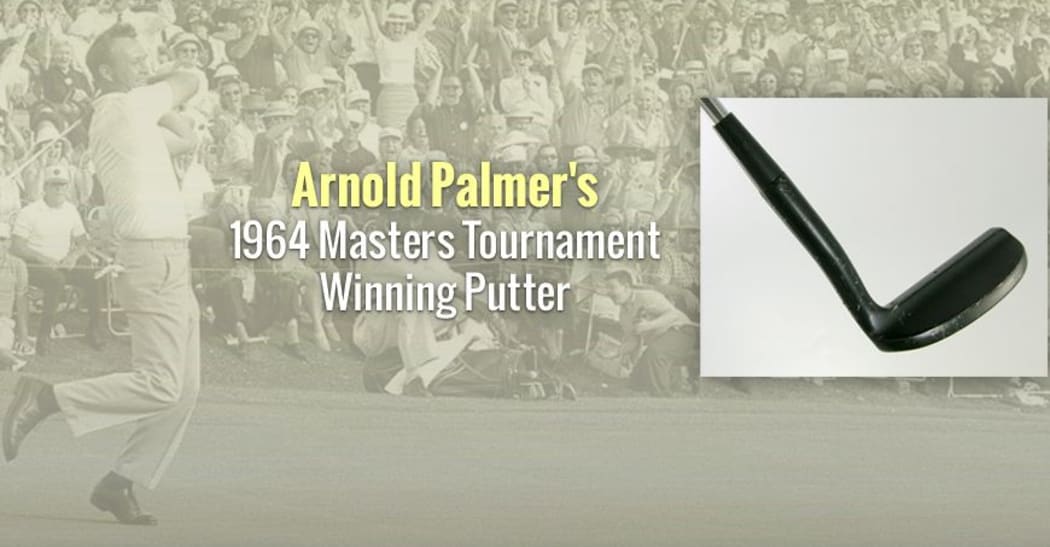 Arnold Palmer's putter sold for $140,000.