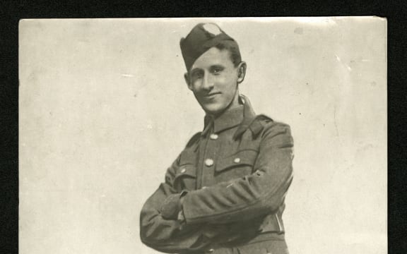 William Manson in uniform of London Scottish Regiment