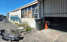 Derelict buildings near Point Chevalier's town centre.