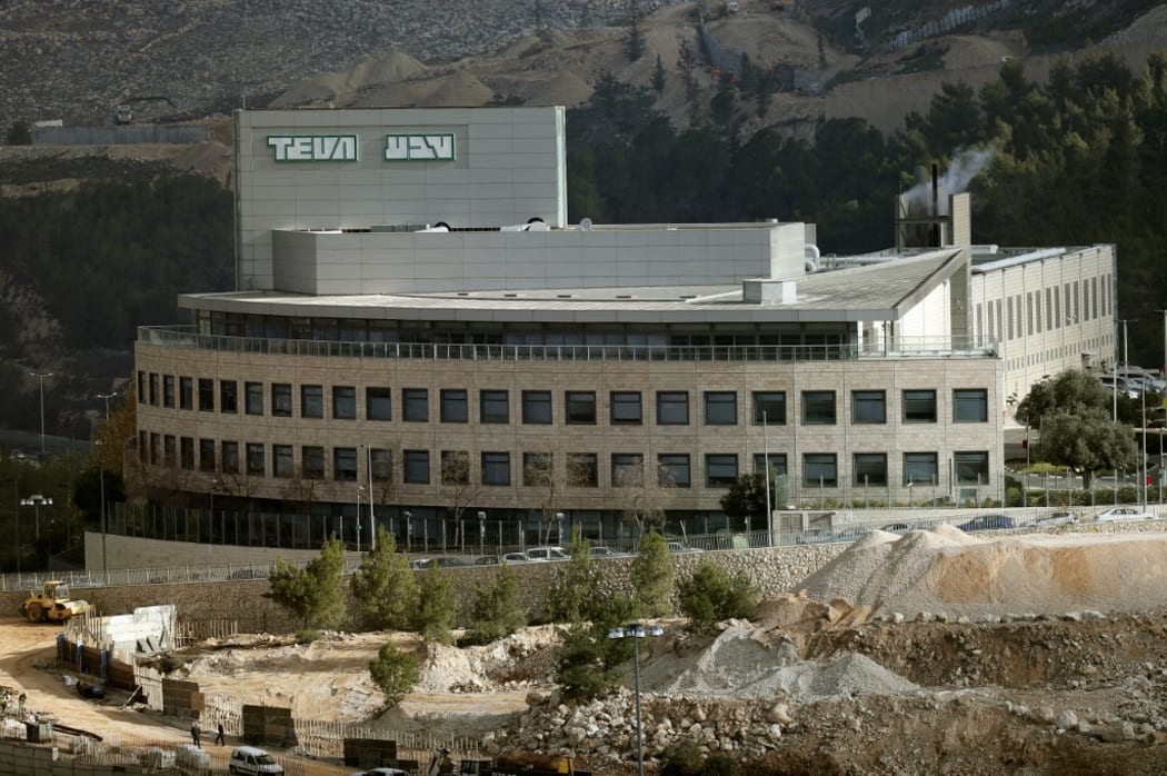 A picture taken on December 14, 2017 shows the Jerusalem Teva plant, the world's biggest manufacturer of generic drugs.