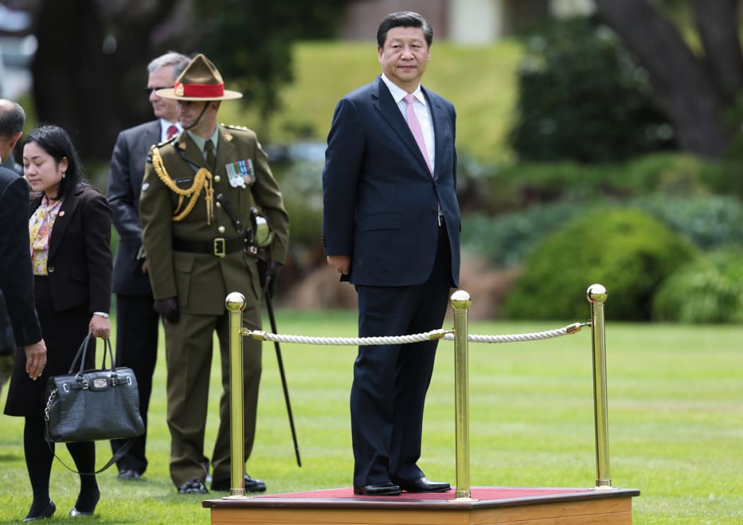 State welcome for Chinese President Xi Jinping at Government House Wellington.