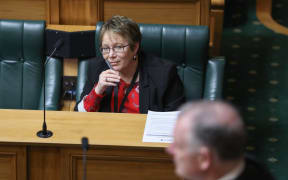 NZ First MP Tracey Martin listens to a ruling from the Speaker