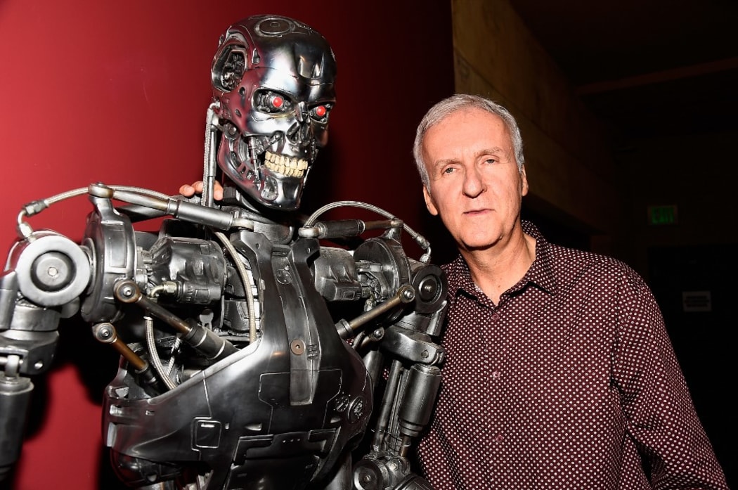 HOLLYWOOD, CA - OCTOBER 15: Director James Cameron attends the American Cinematheque 30th Anniversary Screening Of "The Terminator" Q+A at the Egyptian Theatre on October 15, 2014 in Hollywood, California.