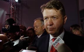 David Cunliffe speaks to media after admitting defeat on election night.