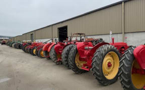 Allan Dippie's tractor collection featured prominently at Wheels at Wānaka event when it ran.