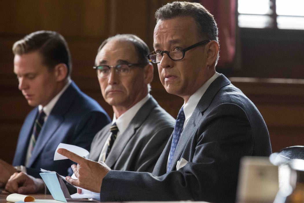 Mark Rylance and Tom Hanks in Steven Spielberg's Bridge of Spies
