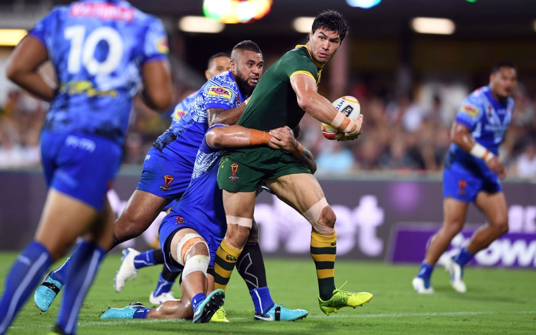 Toa Samoa finished winless at the World Cup after defeat by Australia.