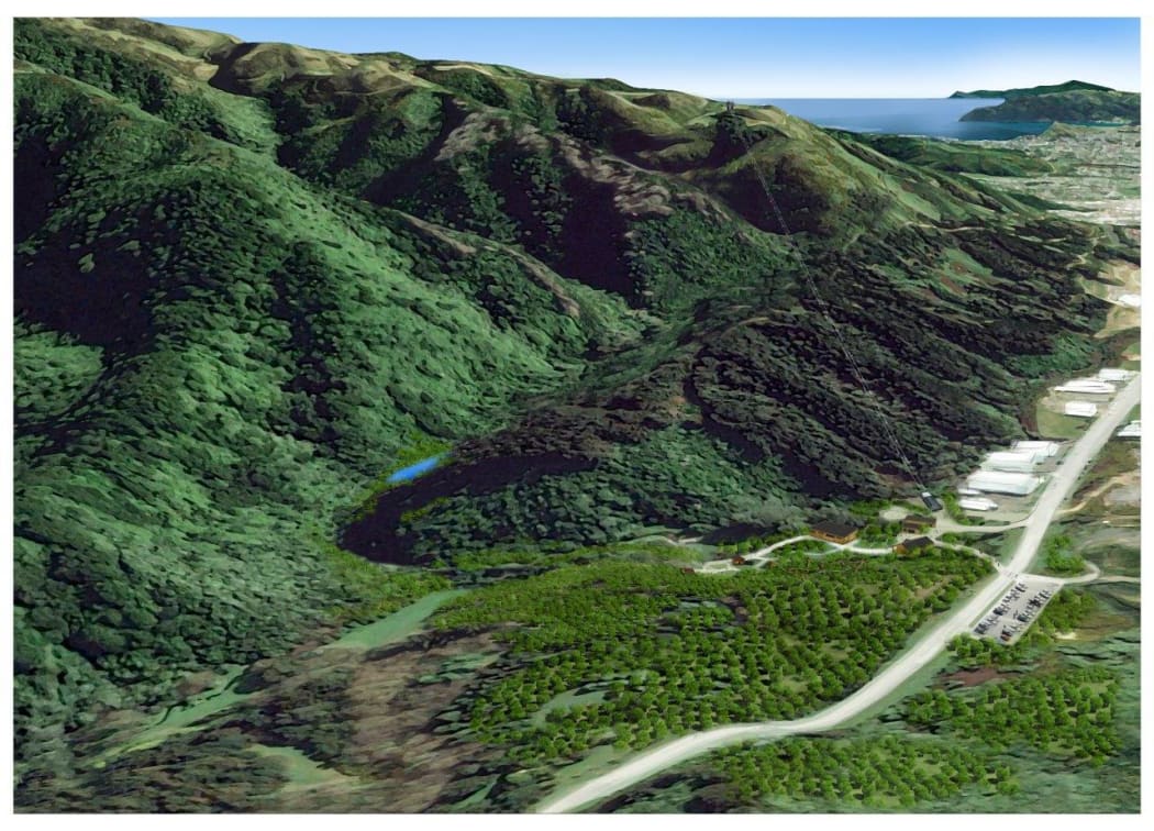 The area of Rangituhi, west of Porirua, where the adventure park would be built.