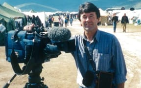 The cover image of Bob McNeil's journalism memoir, News Travels.