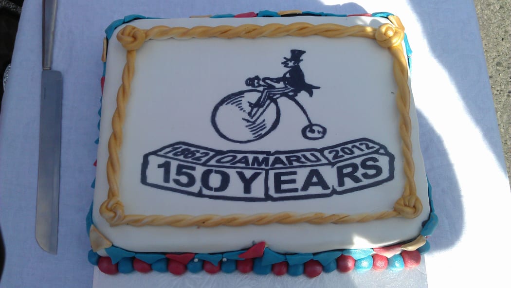 Oamaru’s 150th birthday cake.