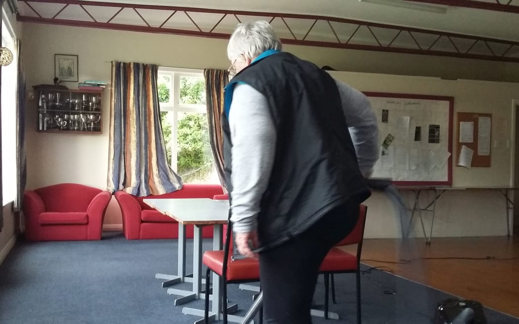 Lyn McAnulty is on the committee and has been at the club for 20 odd years and still plays as much as she can.