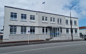 Greymouth Police Station on Guinness Street.