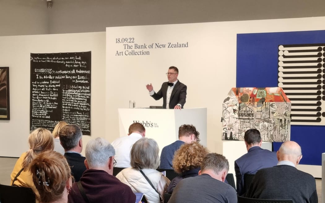 Some of the BNZ Art Collection is auctioned off at Webb's on Sunday 18/9/2022