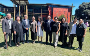 Te Pūkaea o Te Waiora partners from left to right: Chris Majoribanks, Maude Takurua, Doug Hauraki, Enid Ratahi-Pryor, Rachel Leota, Chappie Te Kani, Melissa Pye, Sarah Lee, Pania Hetet and Miria Tarau.