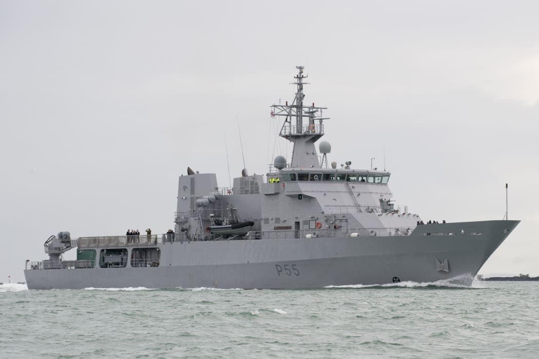 The HMNZS Wellington.