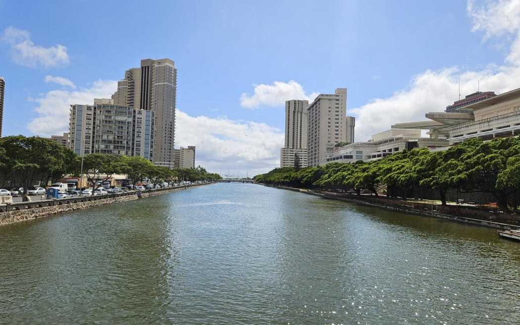 Random pretty waikiki water body (convention centre on the right too)